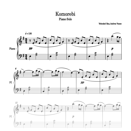 Komorebi (Piano Solo Version)