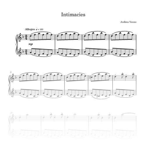 intimacy vol. 2 - 14 pieces for solo piano