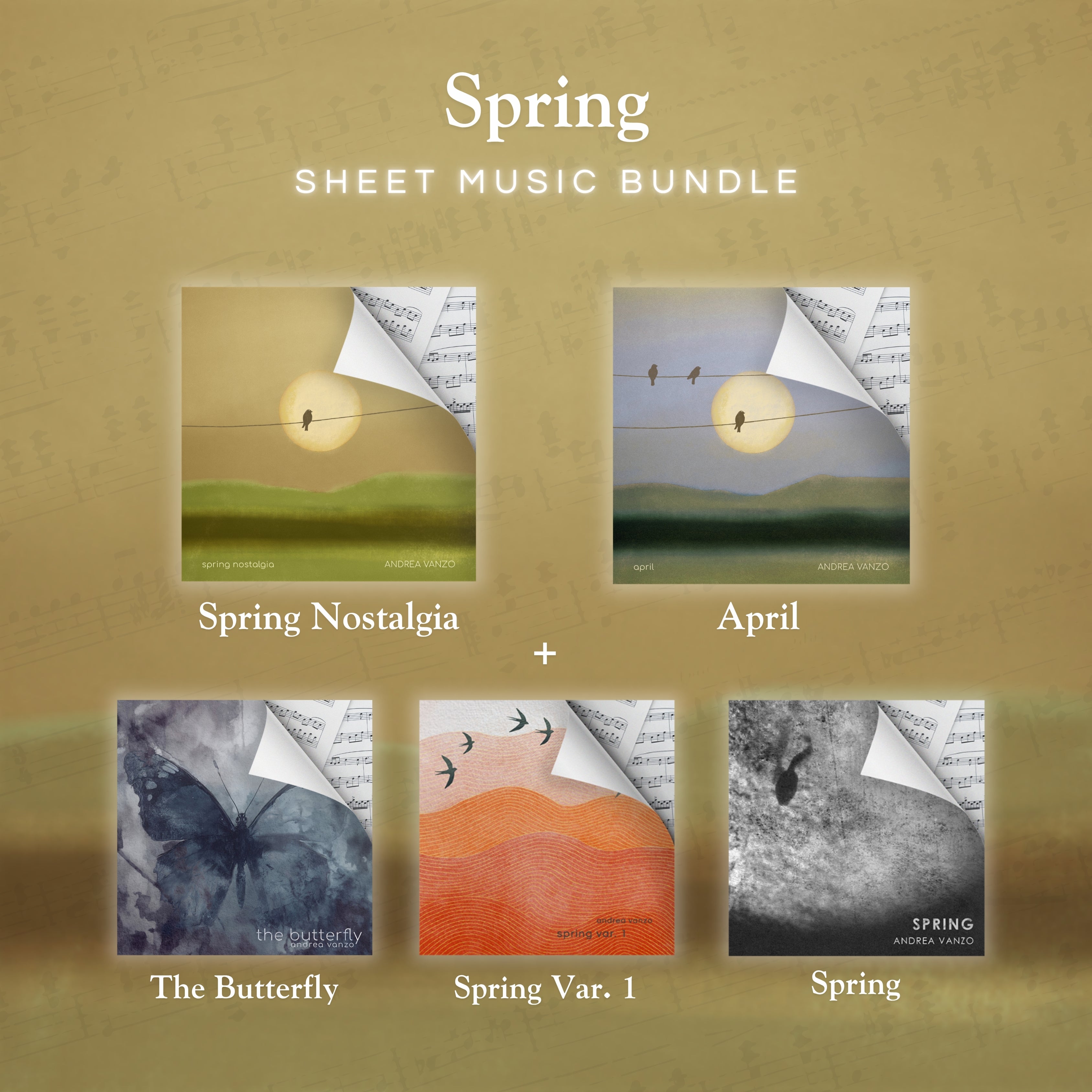 Spring (Sheet Music Bundle) – Andrea Vanzo - Store