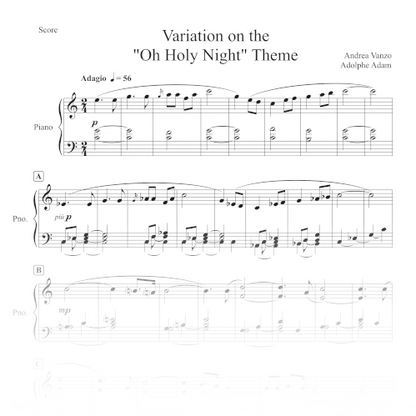 Variation on the "Oh Holy Night" Theme